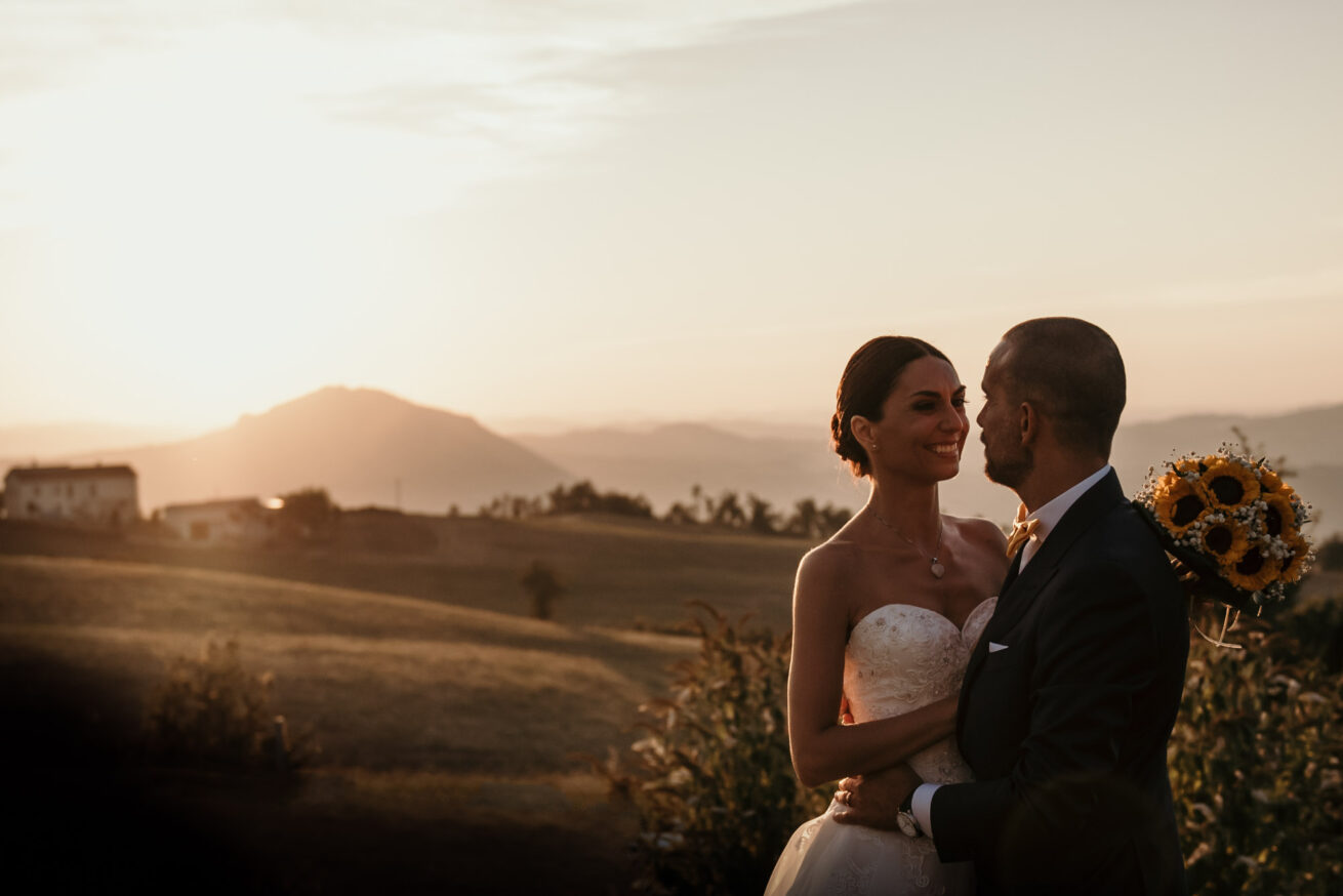 Matrimonio al tramonto a Rimini, Location Villa Labor